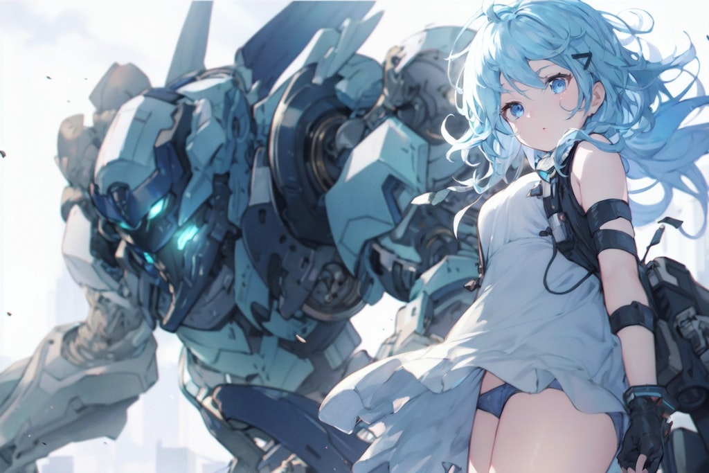 少女とロボット