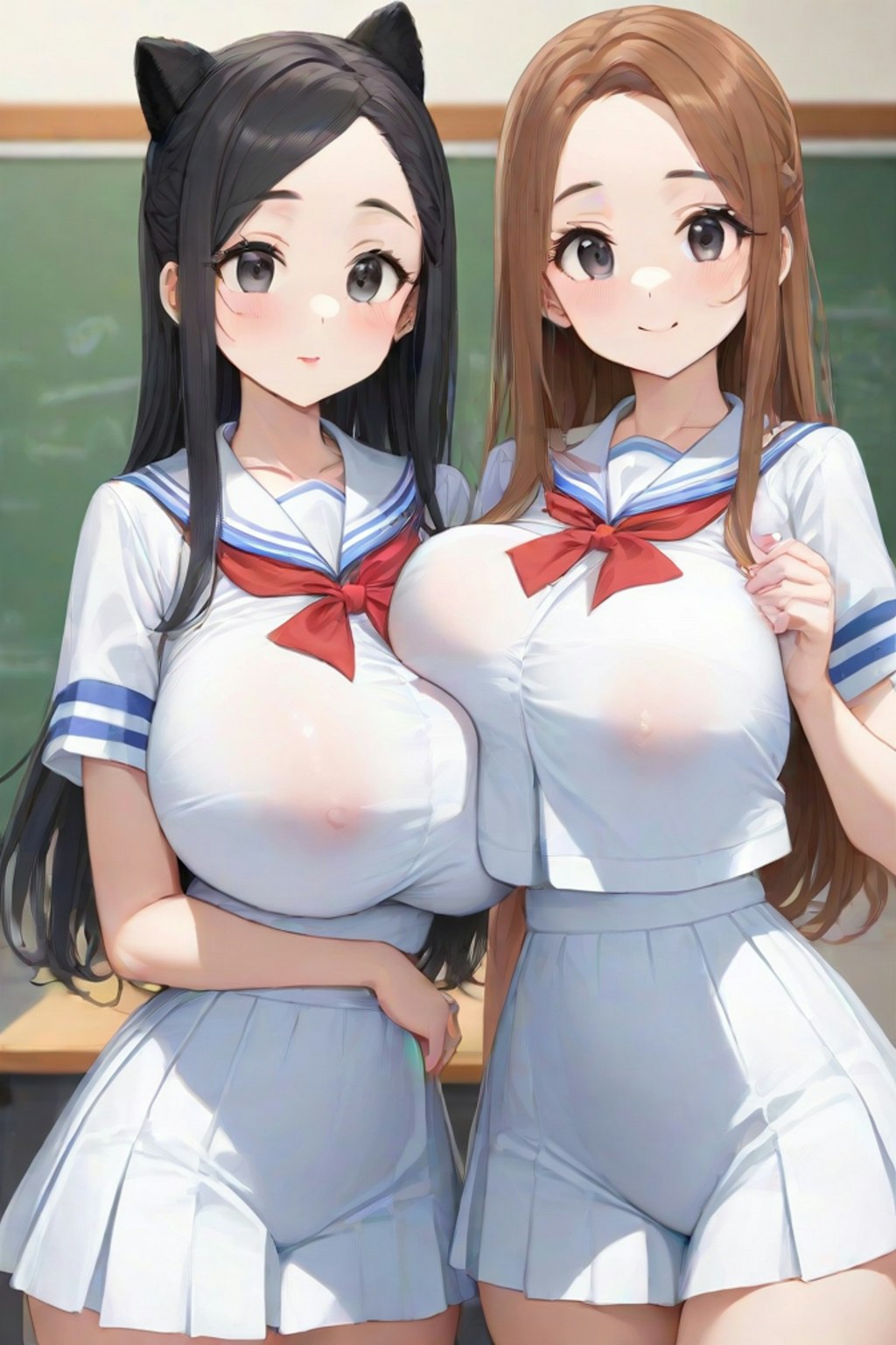 セーラー服と女子高校生と