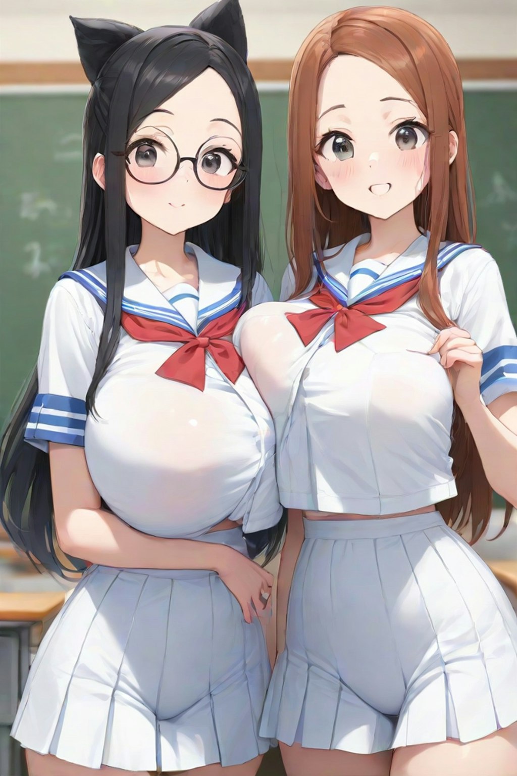 セーラー服と女子高校生と