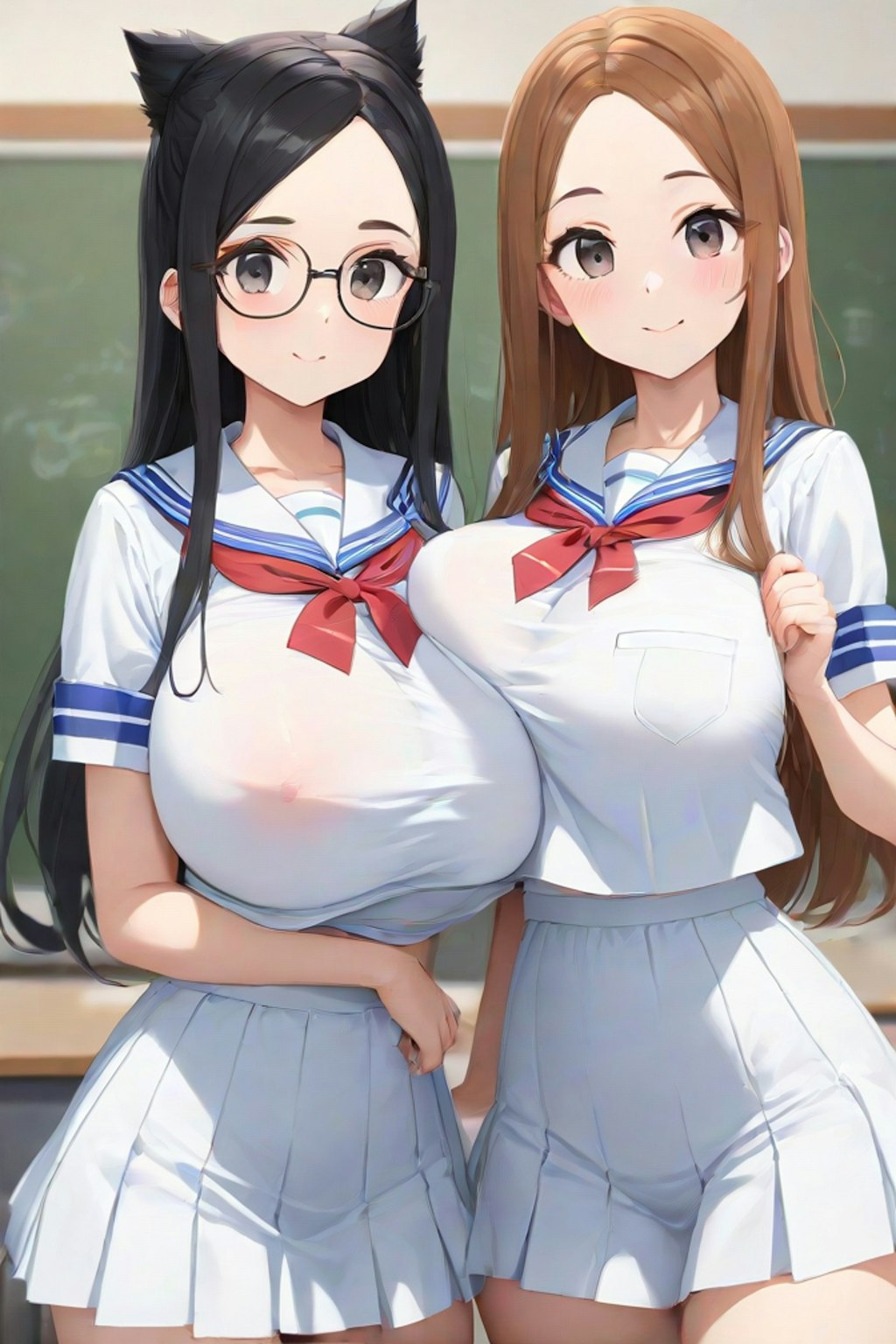 セーラー服と女子高校生と