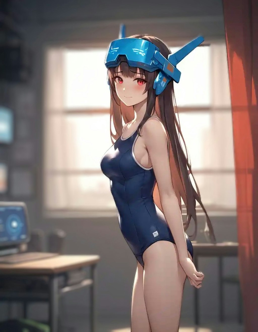 VRゴーグル装着ししょちゃんちちぷいちゃん