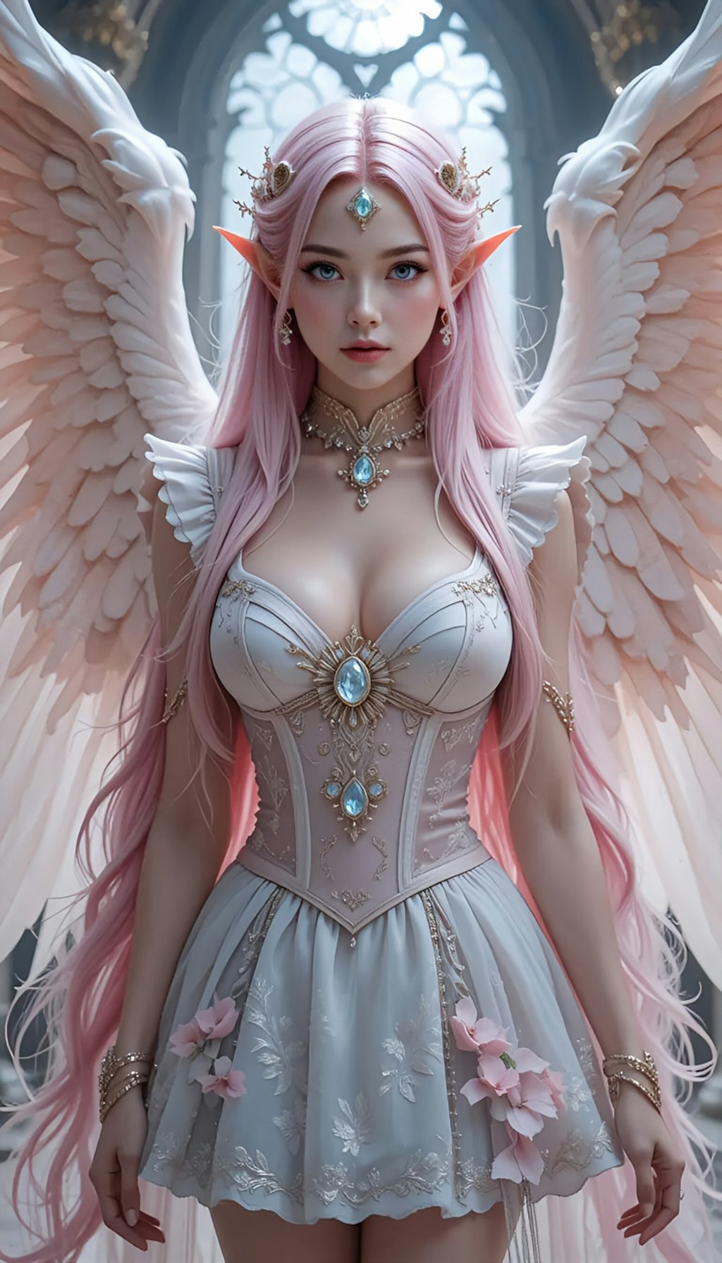 エルフの天使メイドの君