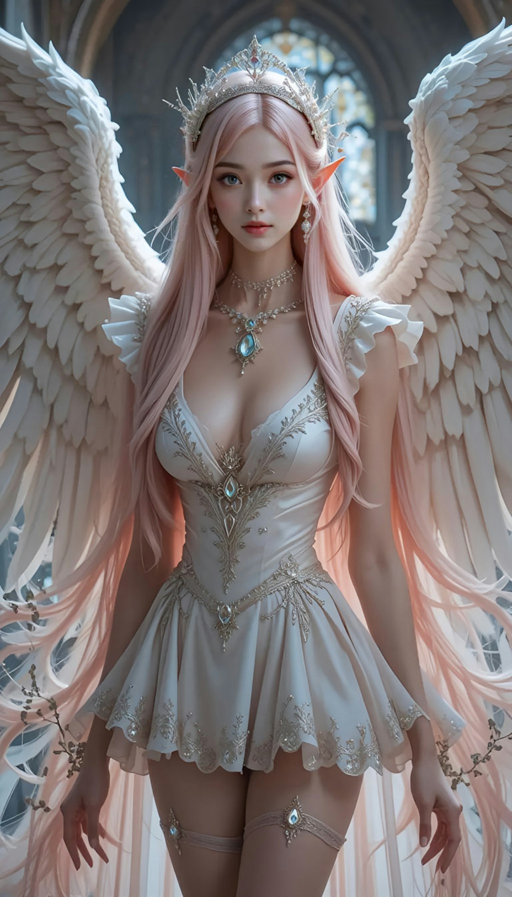 エルフの天使メイドの君