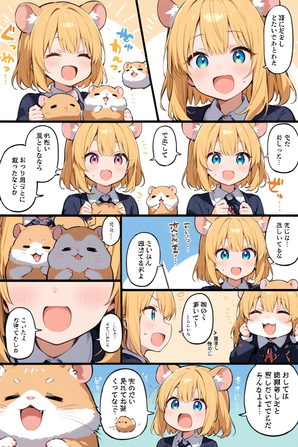 ハムスター🐹漫画