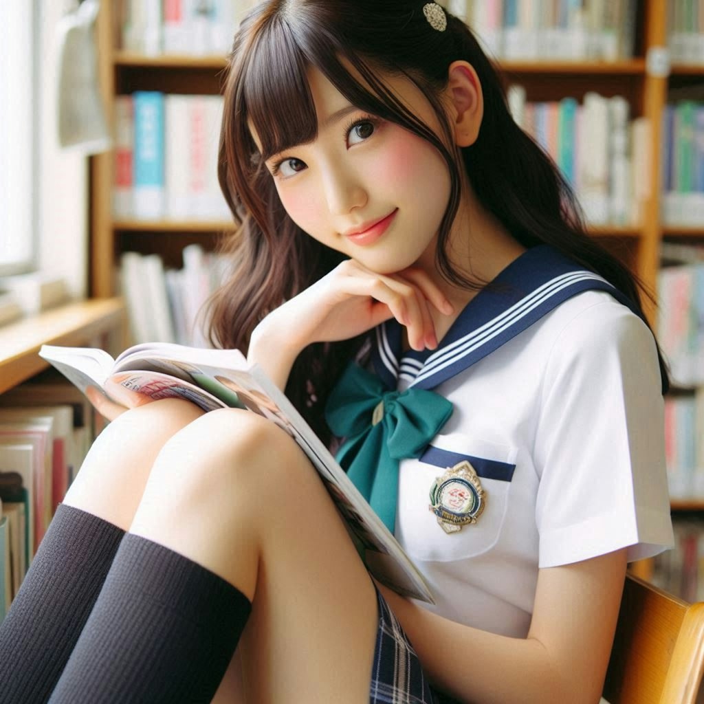 図書室アイドル