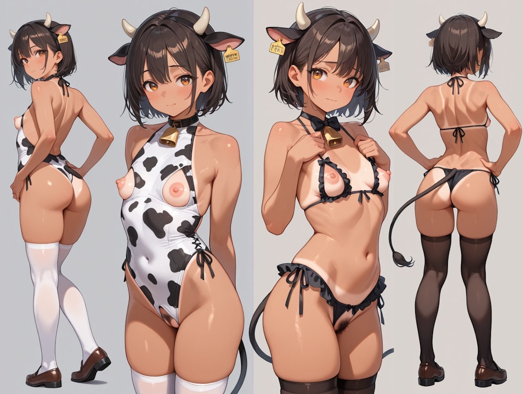 牛娘２の着替え