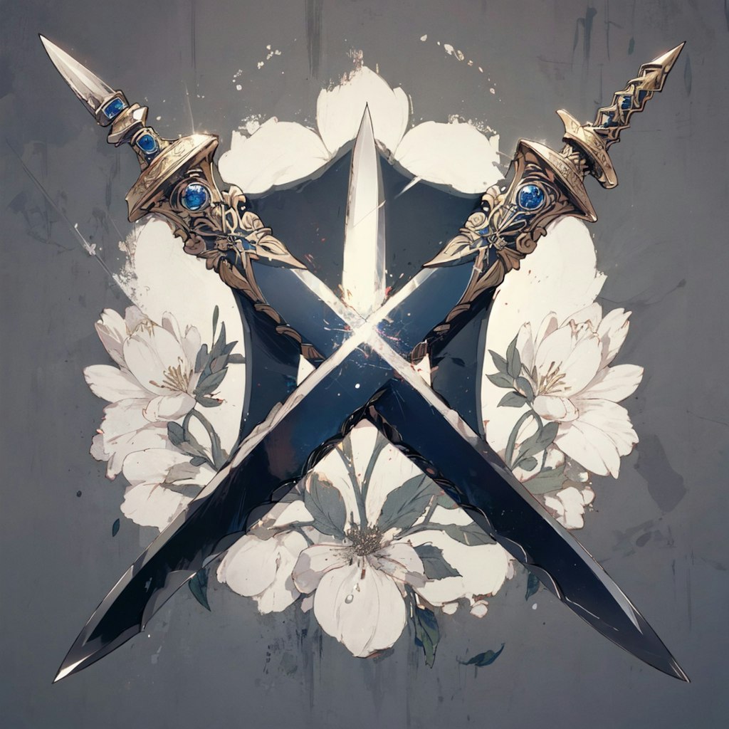 剣と花のロゴ