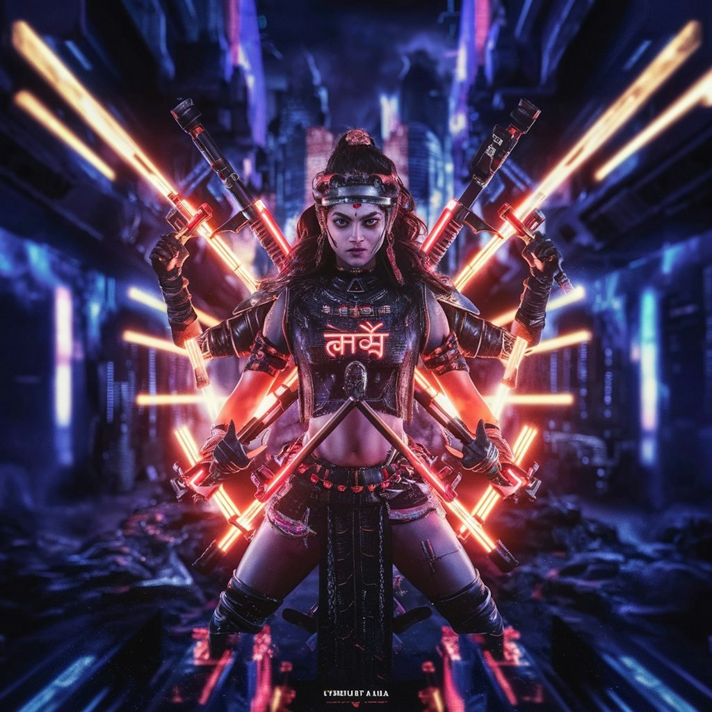 Cyberpunkish Kali Ma