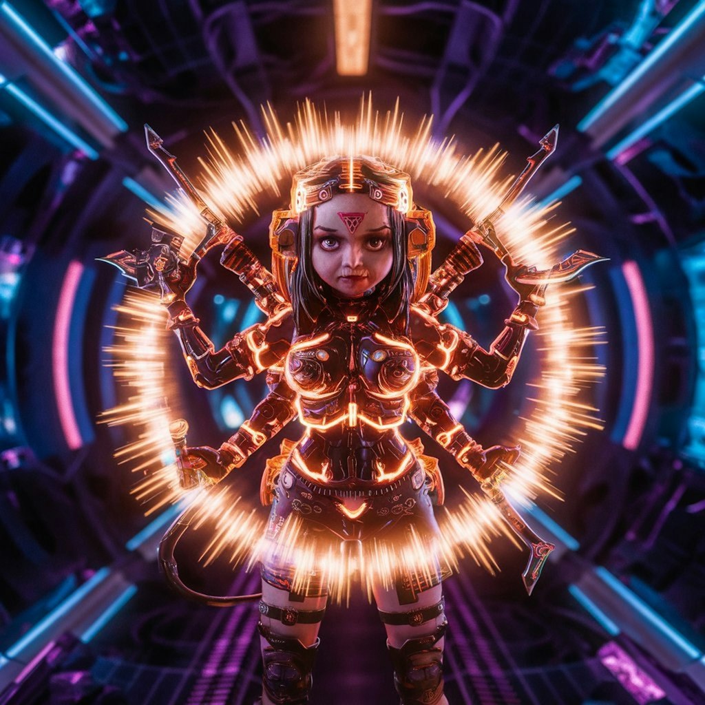 Cyberpunkish Kali Ma