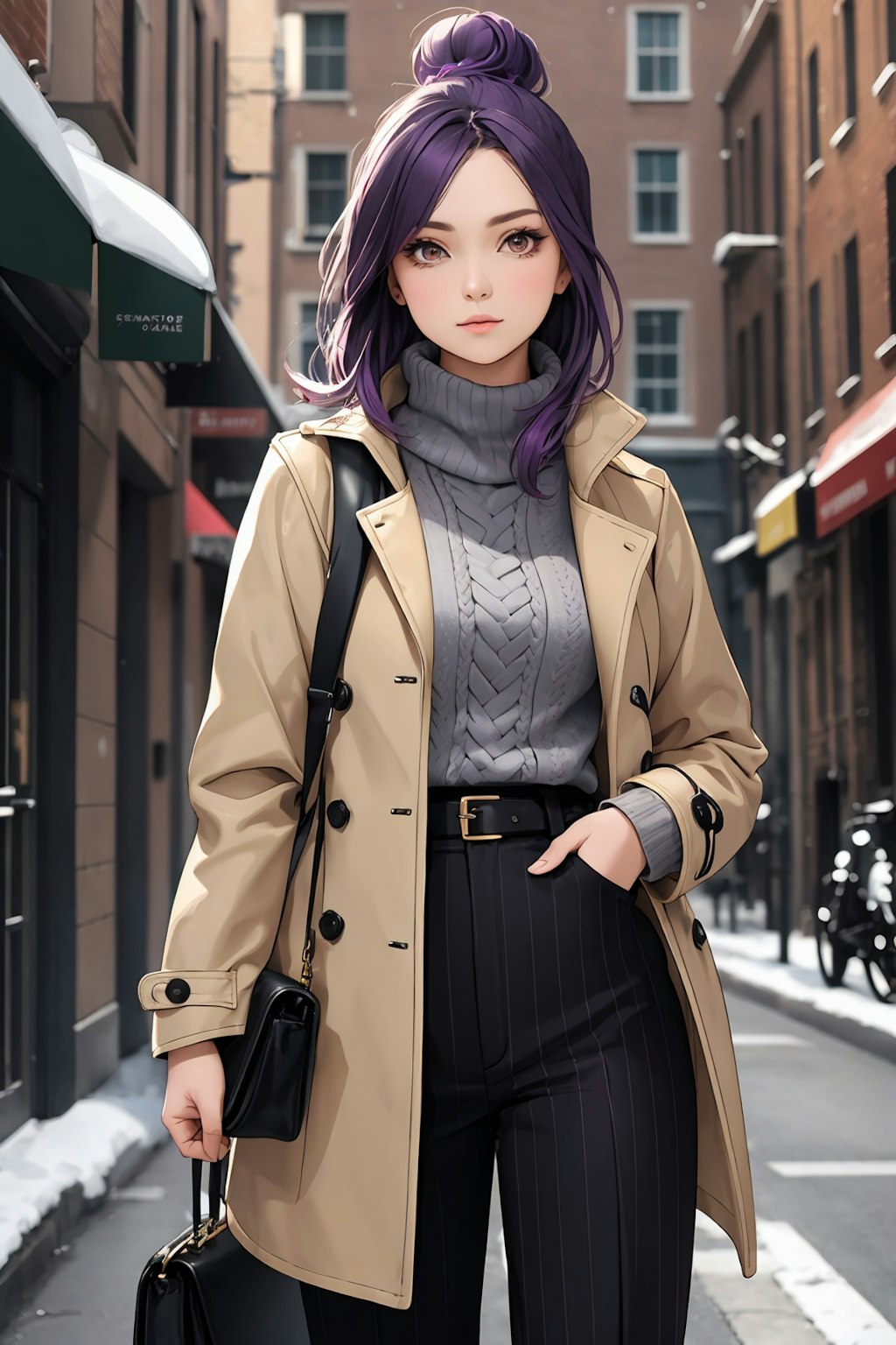 Winter fashion, Casual Elegance style