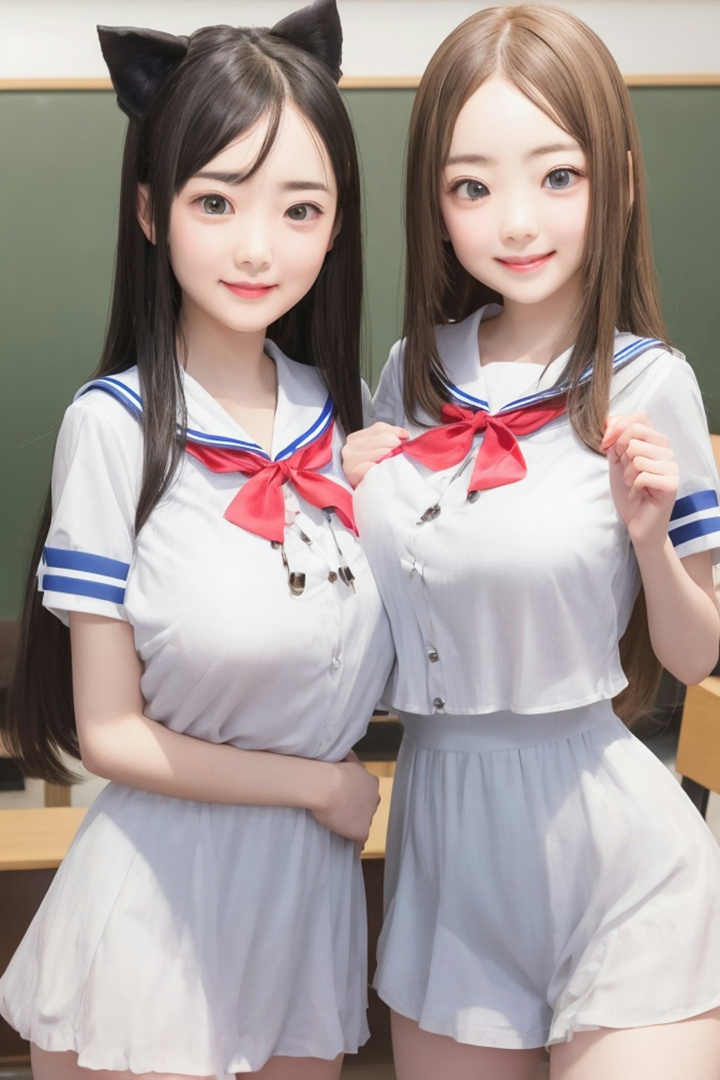 セーラー服と女子高校生