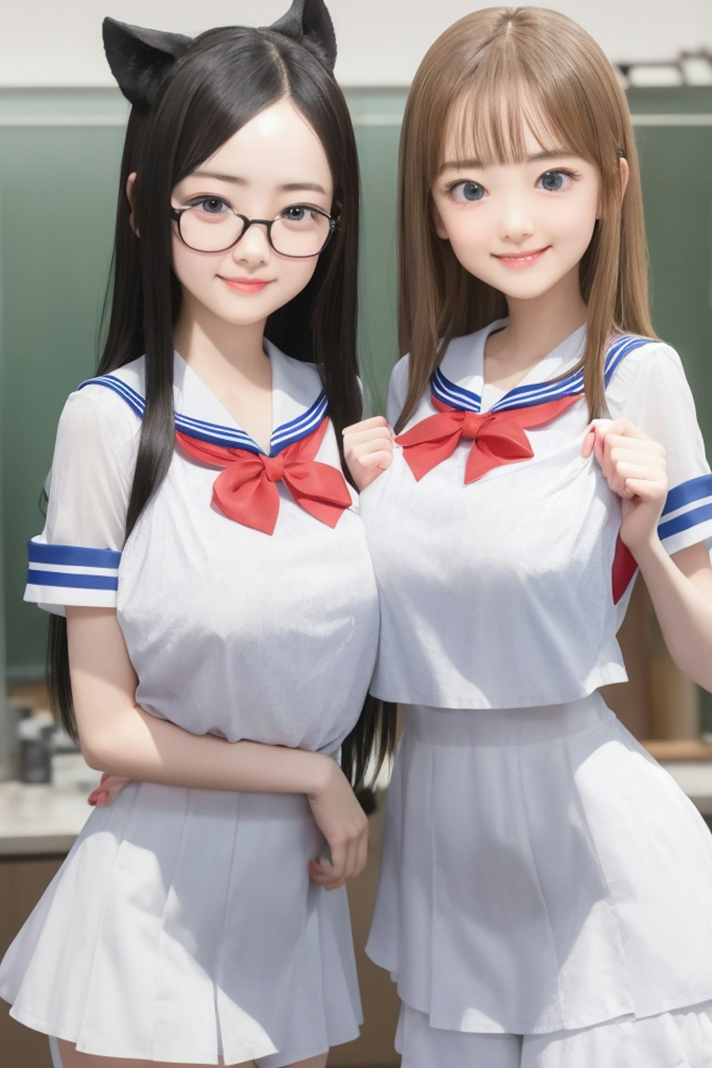 セーラー服と女子高校生