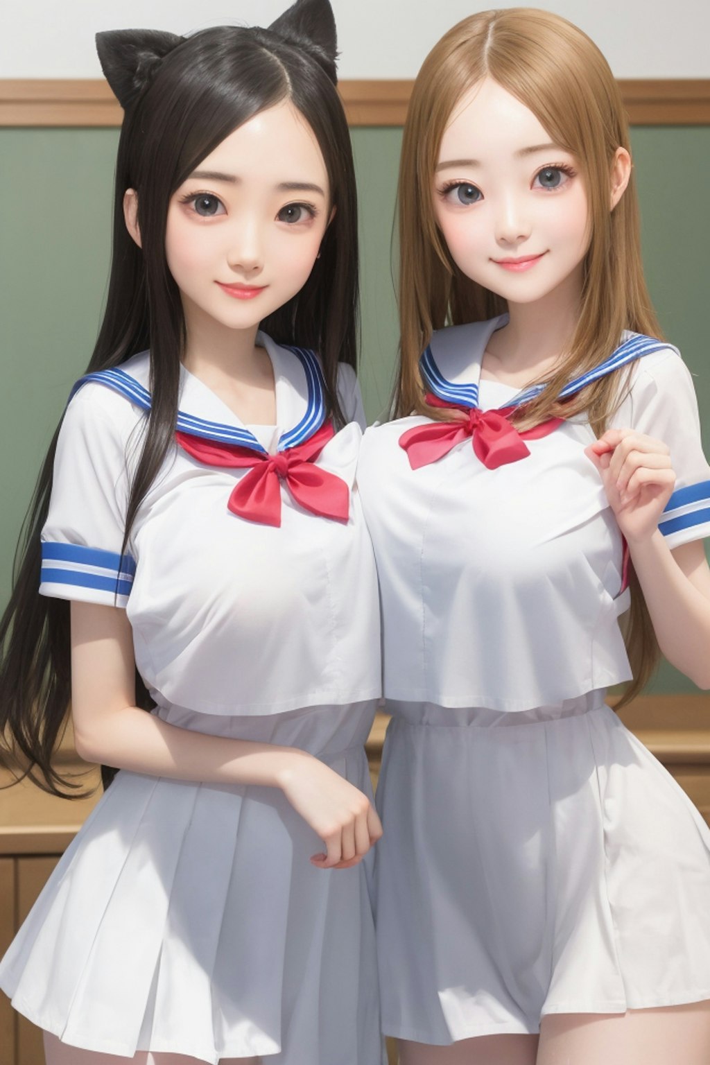 セーラー服と女子高校生