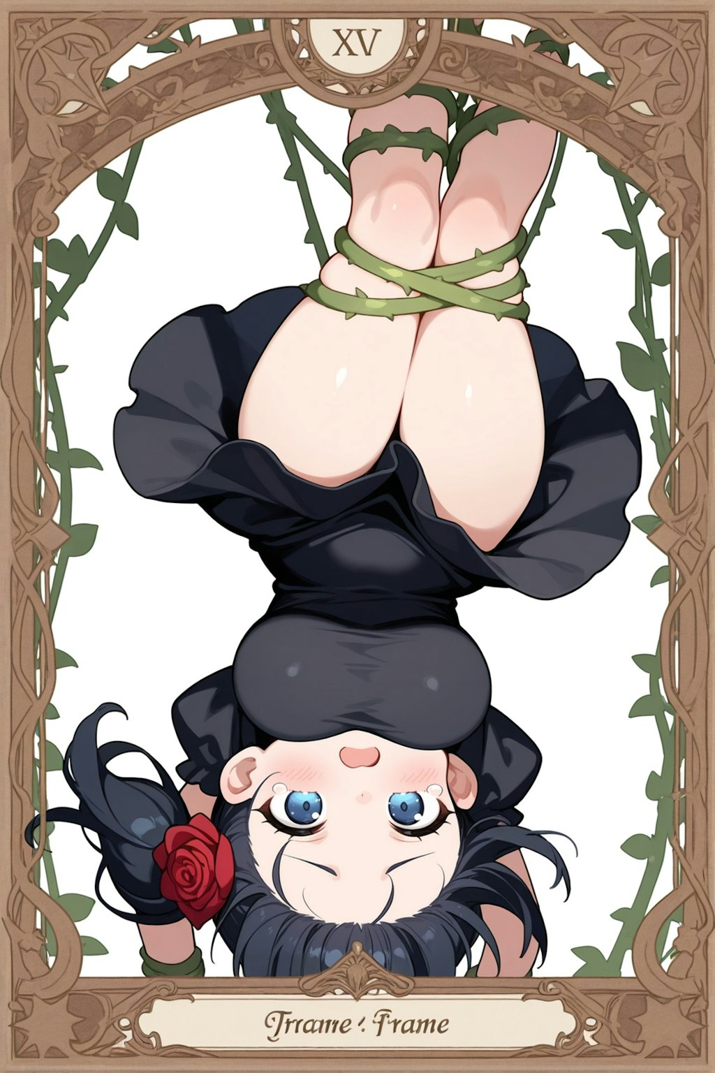 吊るされた女の子