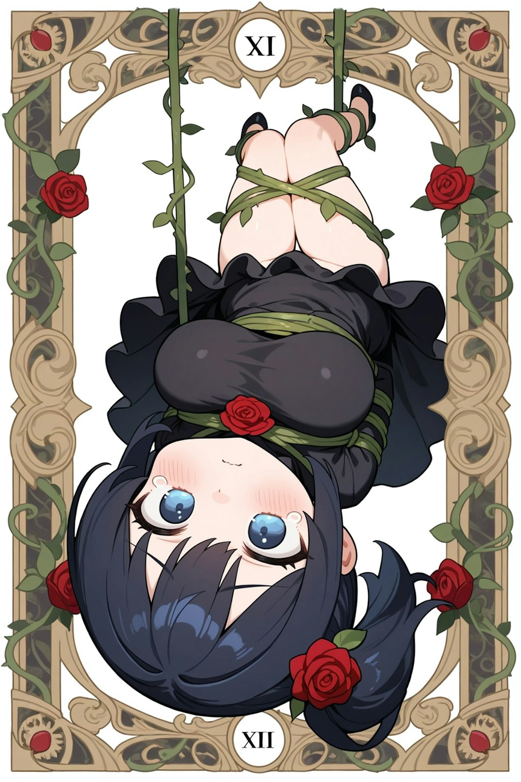 吊るされた女の子