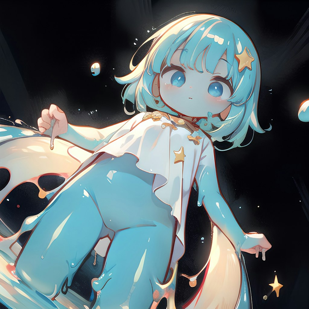 星の髪飾り