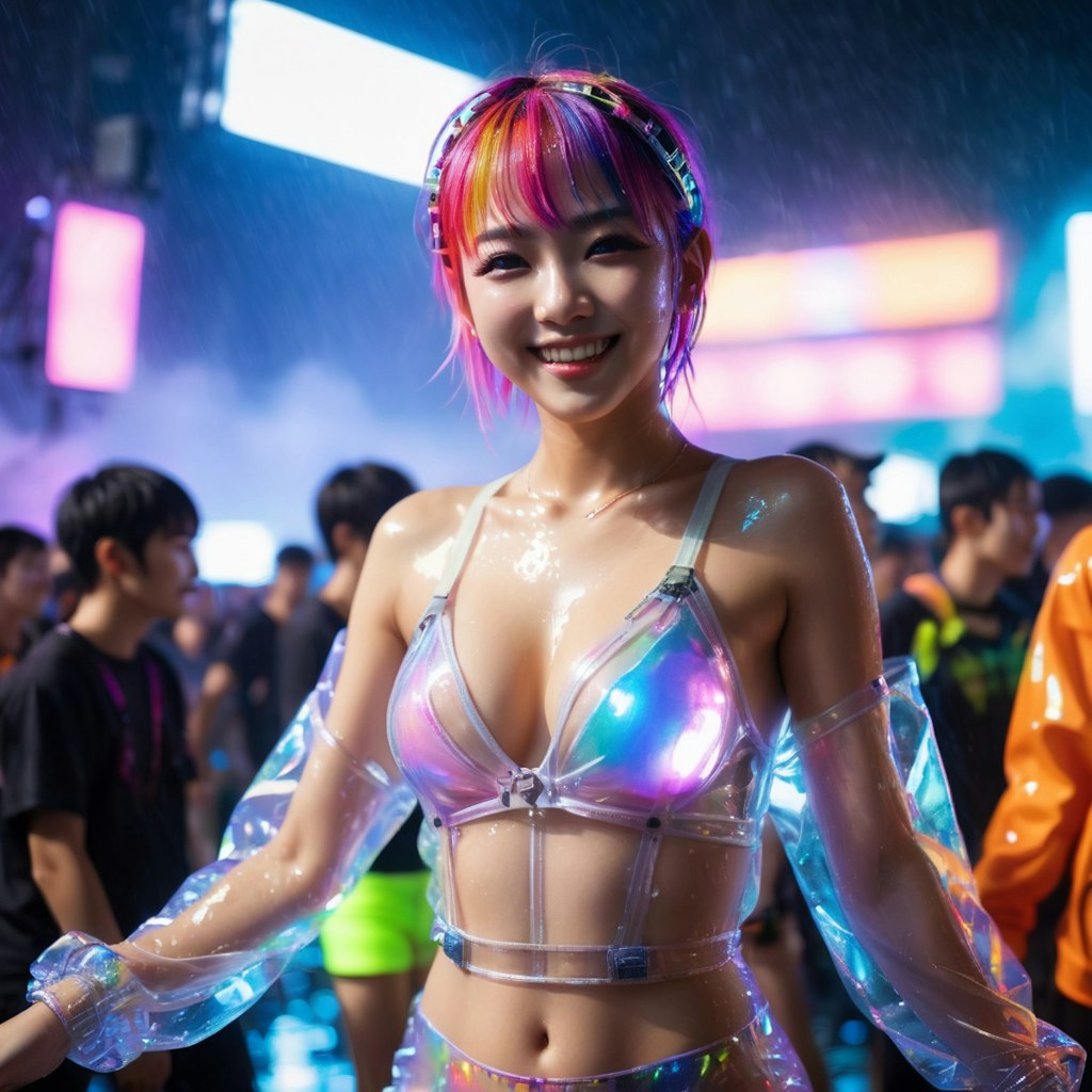 雨のミュージックフェスティバル