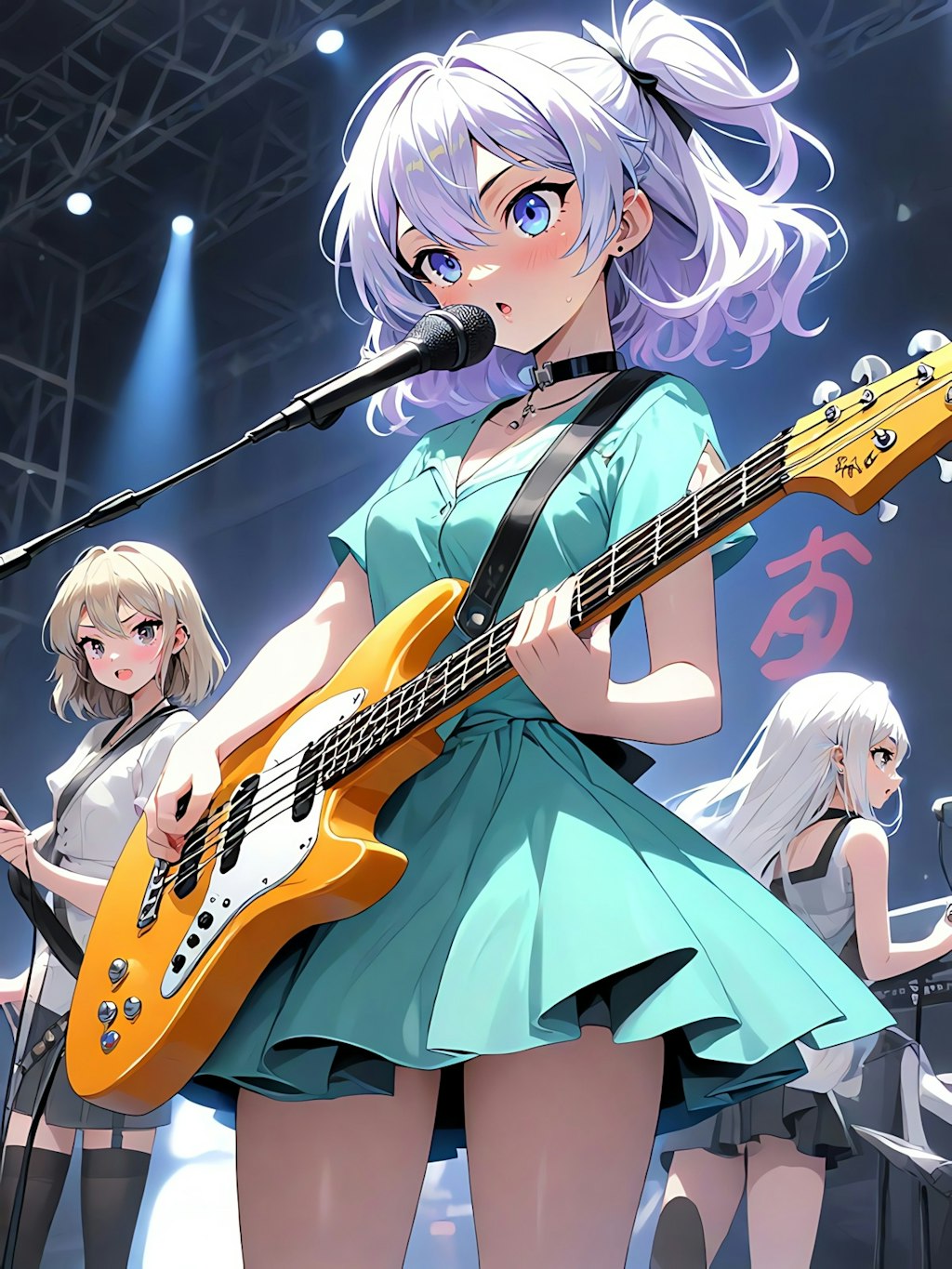 女子高生ガールズバンド🎸