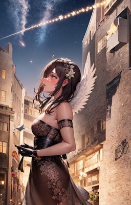 街角の天使