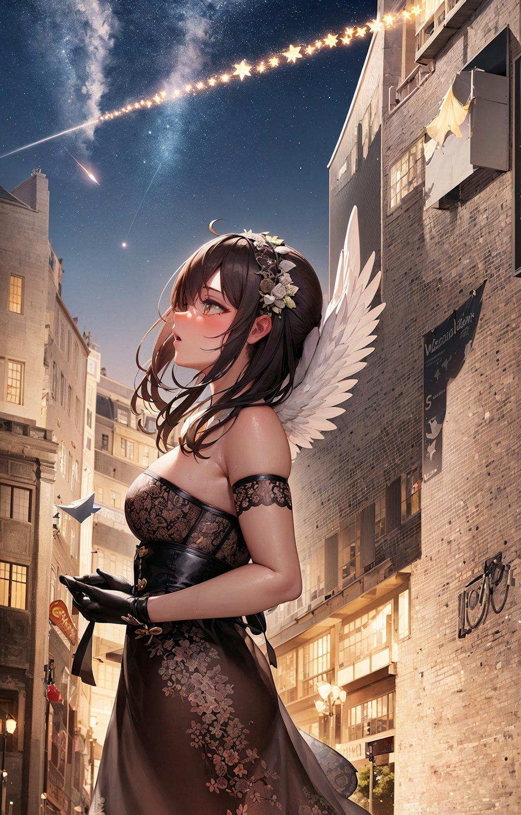街角の天使