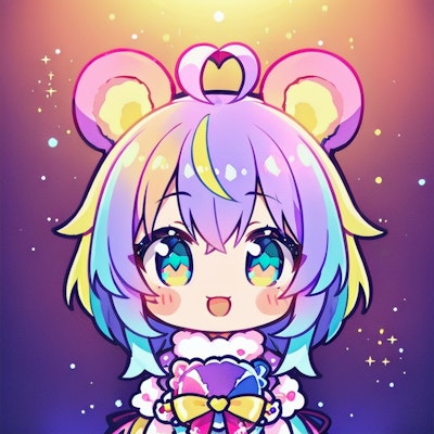 (再公開) colorful bear girl