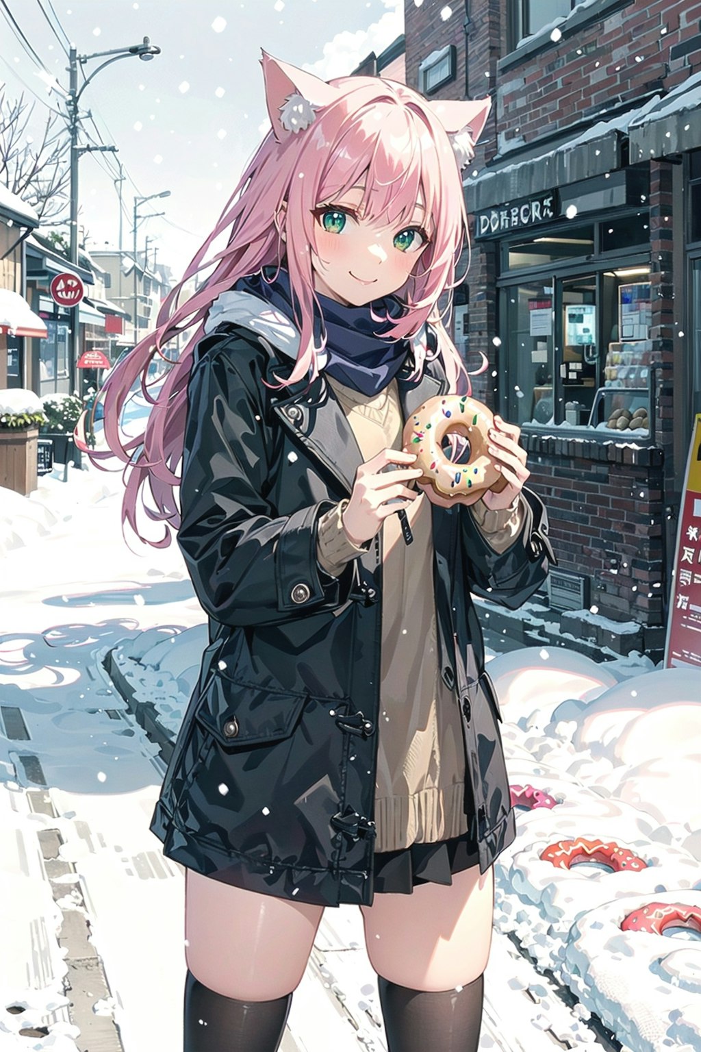 ねぇねぇ✨一緒にドーナツ食べる❓🍩🥯