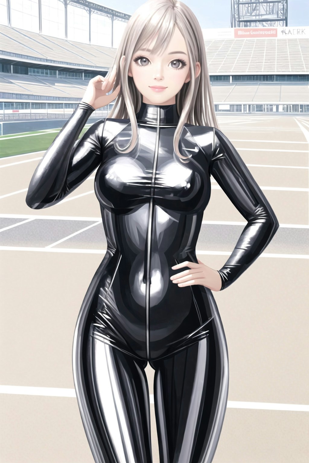 Black catsuit