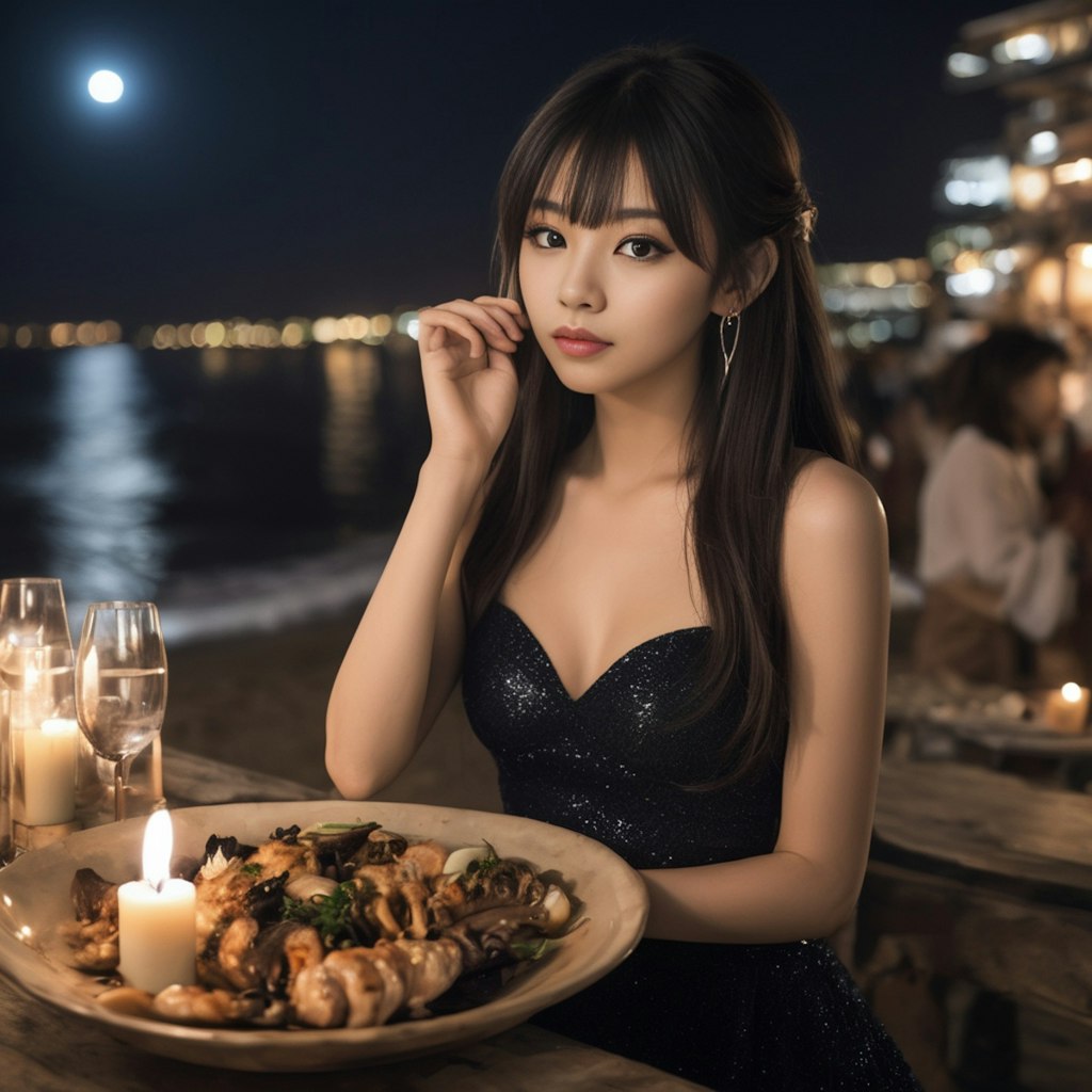 ビーチディナー　beach dinner