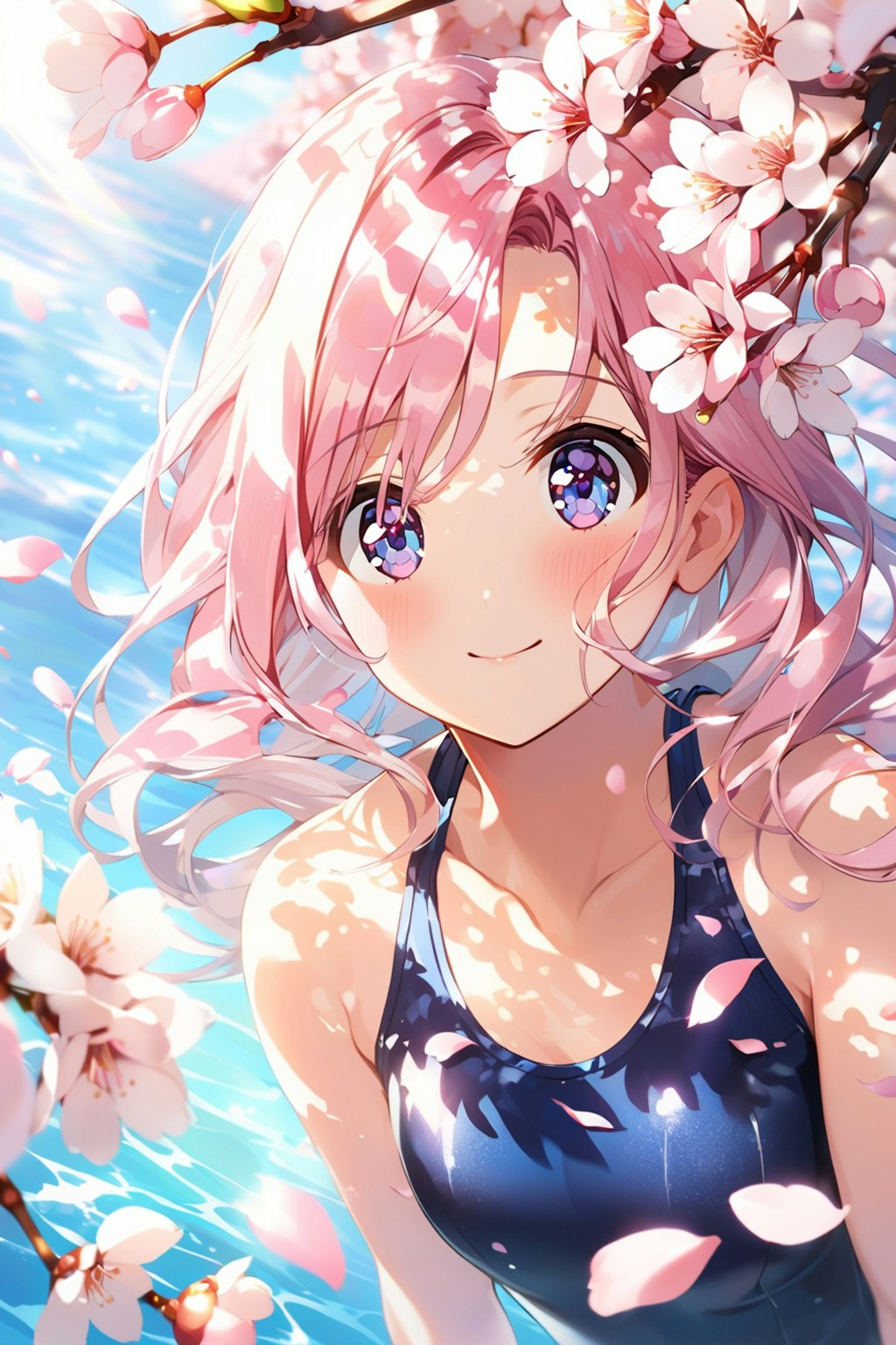 スク水桜