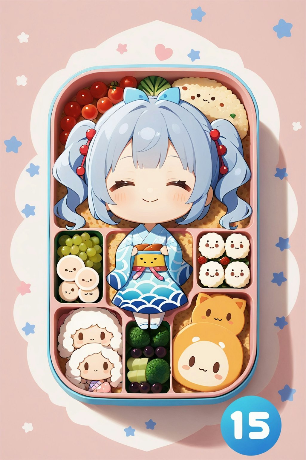 うちの子キャラ弁♪