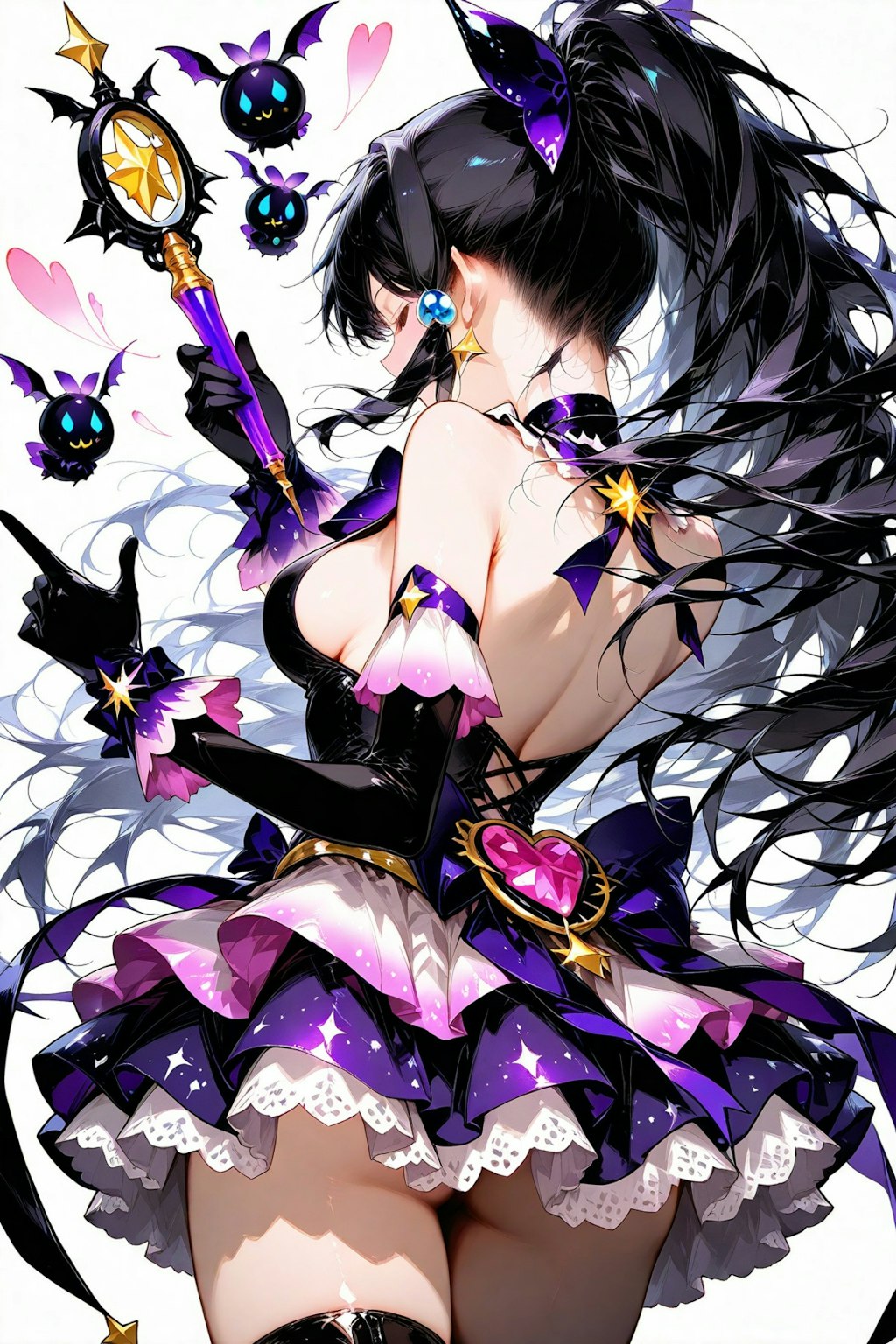 魔法少女の決めポーズ