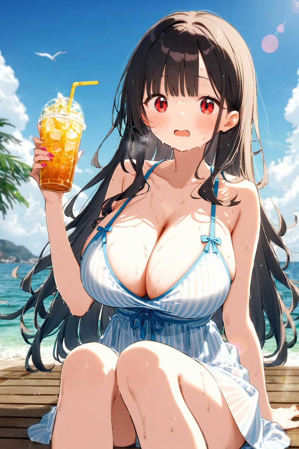 ALTAIRで夏の美少女さん