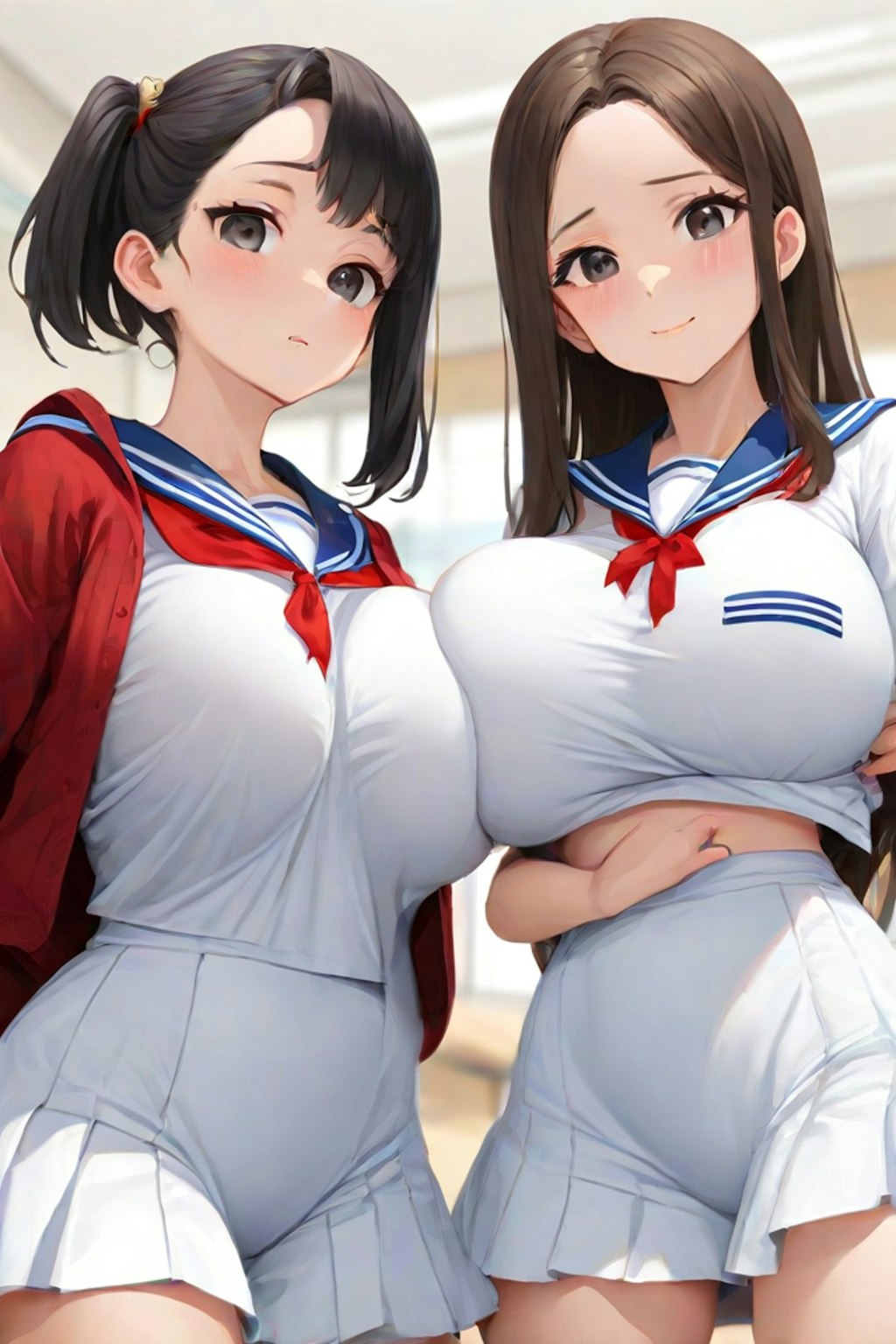 セーラー服と女子高校生と