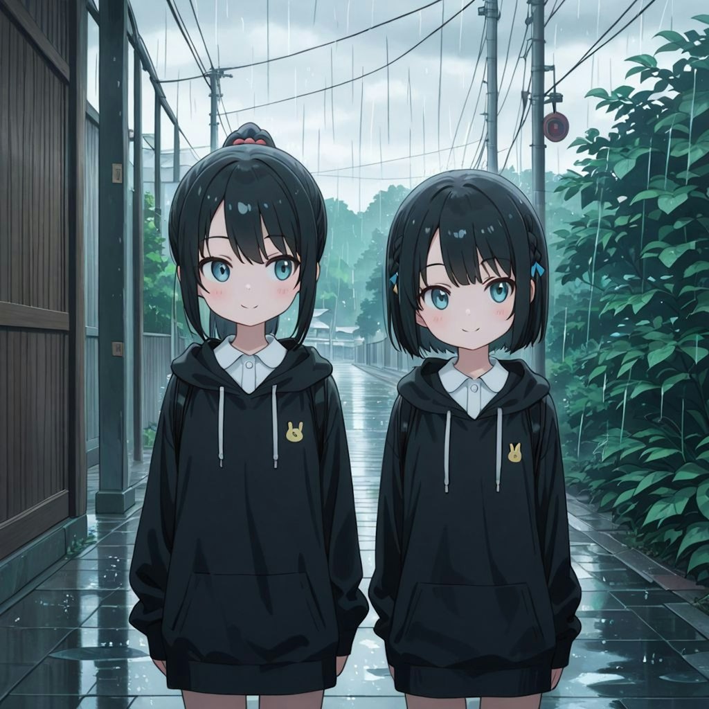 久々の雨