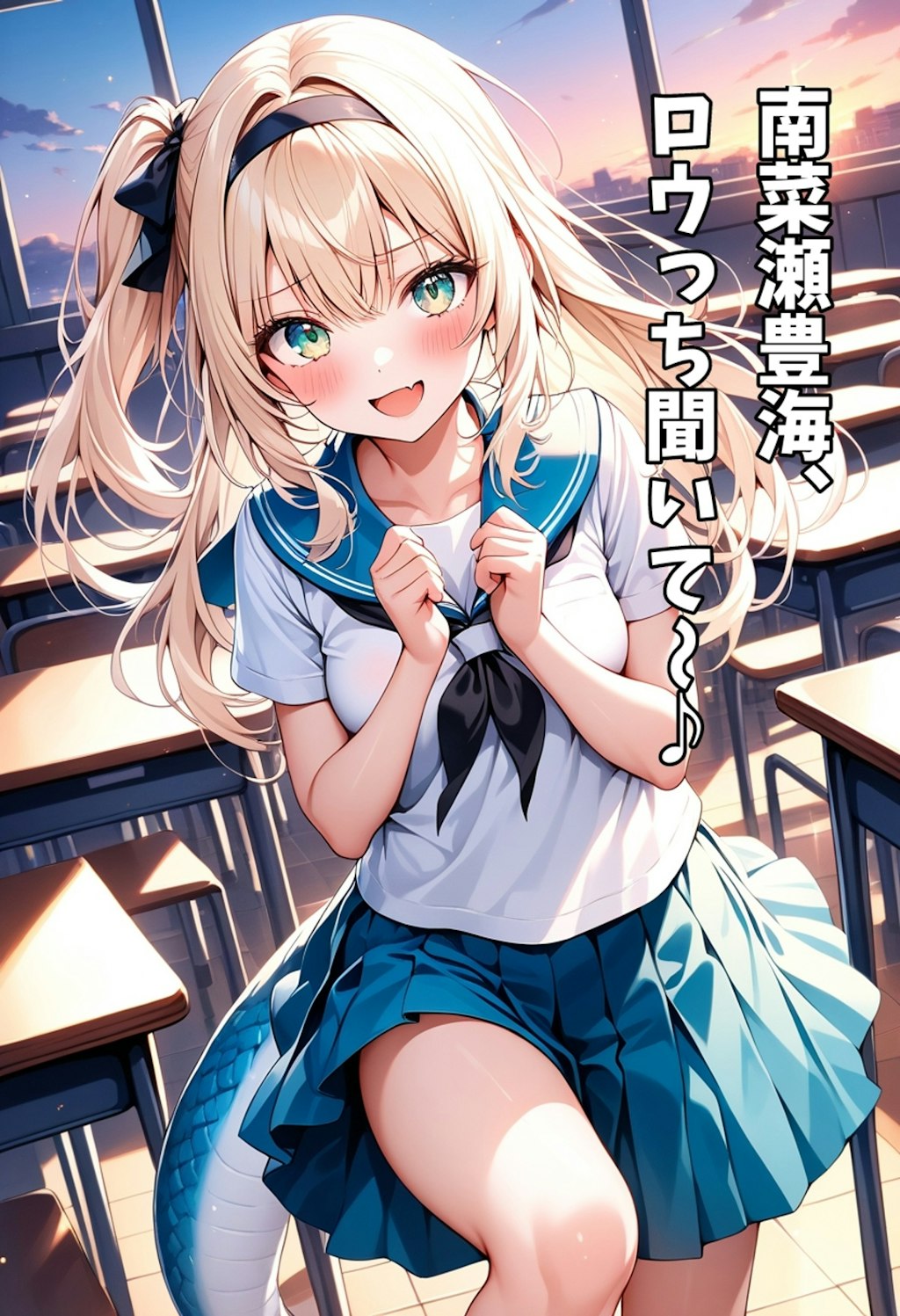 小説『南菜瀬豊海、ロウっち聞いて～♪』【ニャンノ世界】