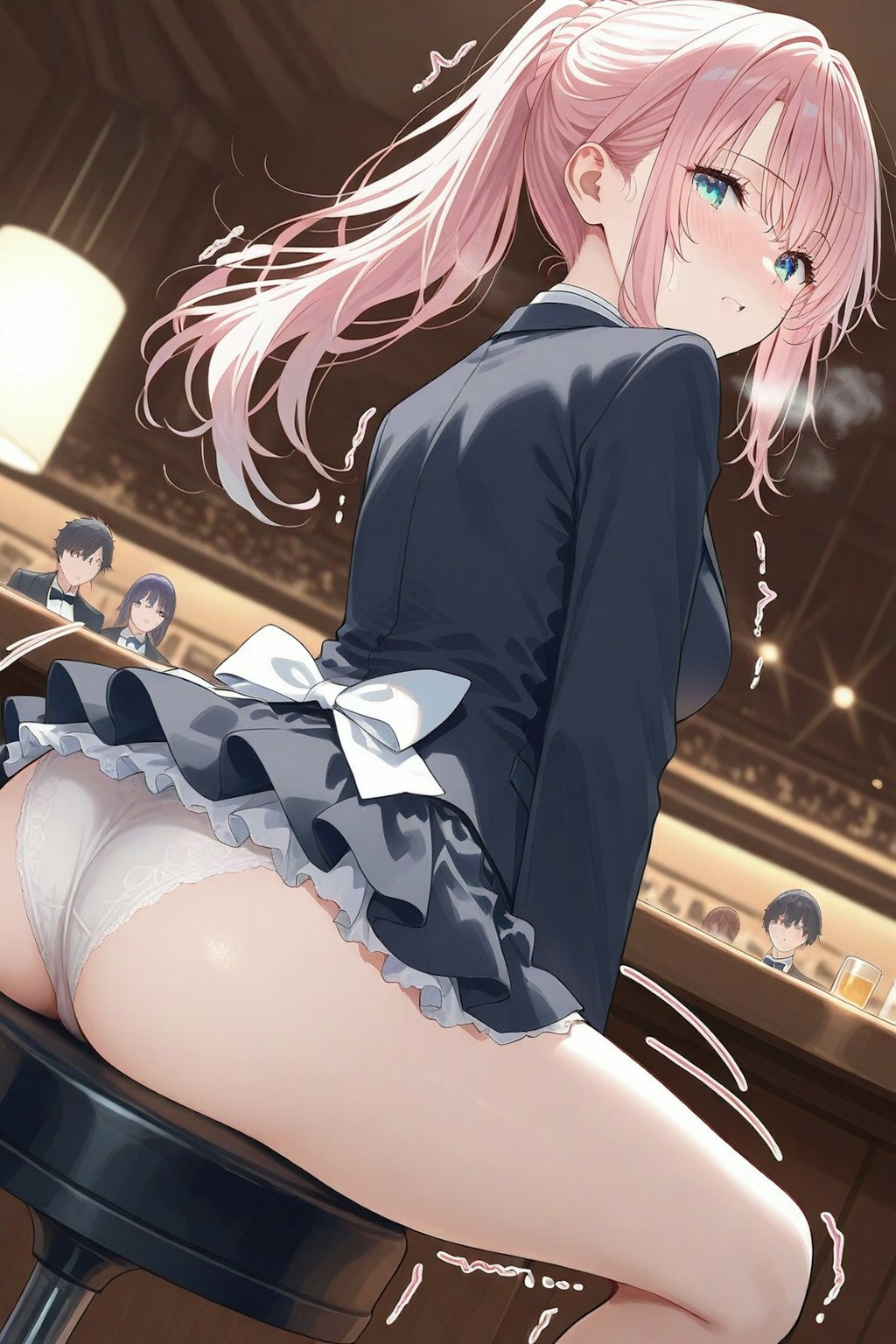 椅子に座るバーメイド_UNICORN