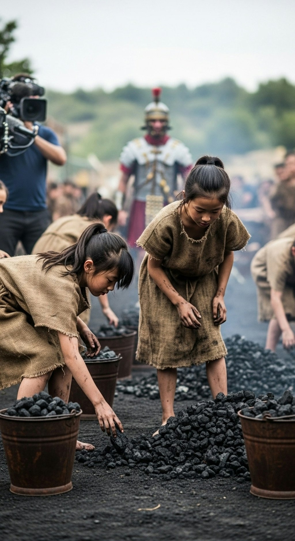 古代ローマ映画の奴隷少女エキストラ１