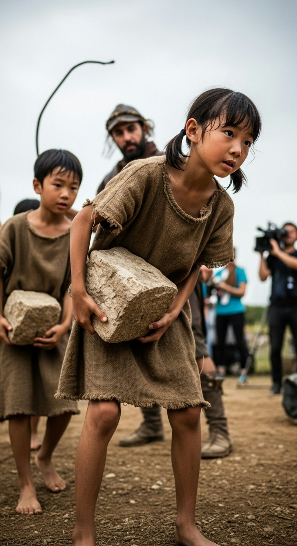 古代ローマ映画の奴隷少女エキストラ１