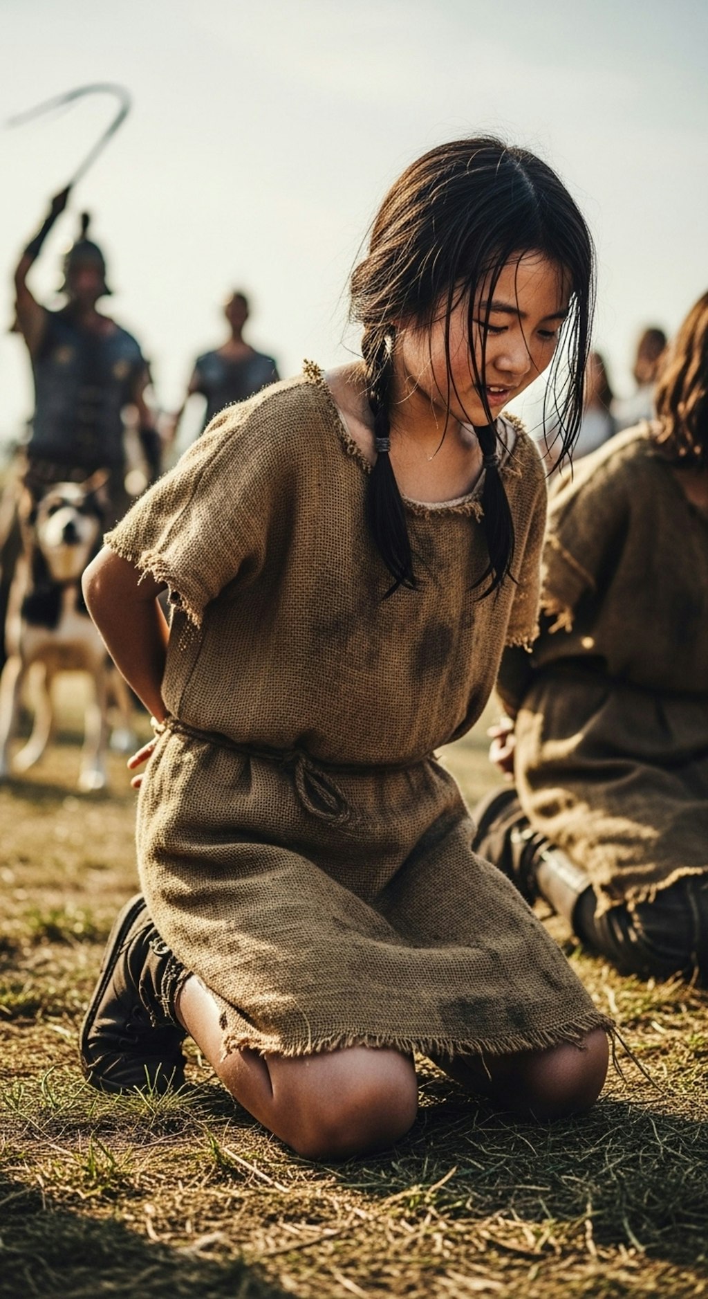 古代ローマ映画の奴隷少女エキストラ１