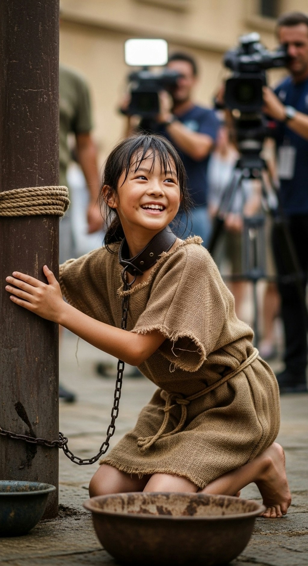 古代ローマ映画の奴隷少女エキストラ１