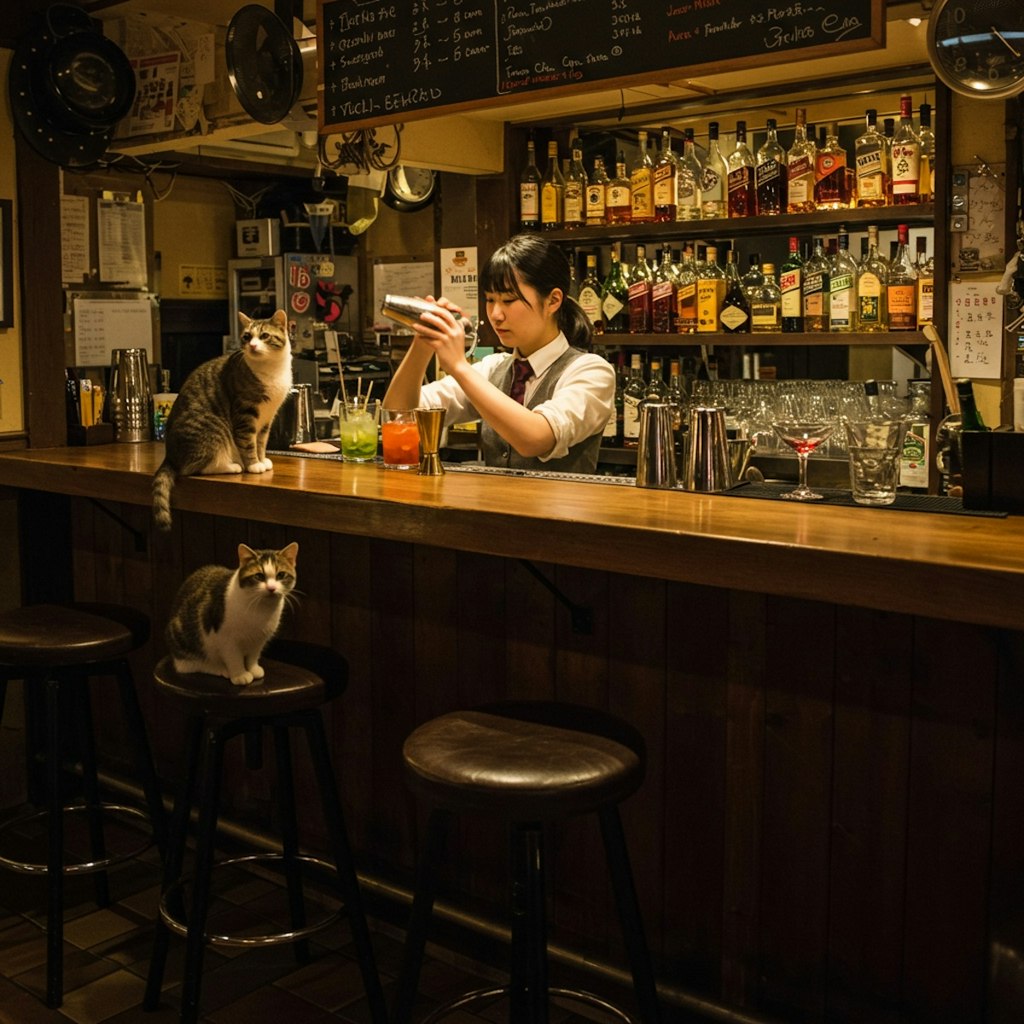 カクテルの練習