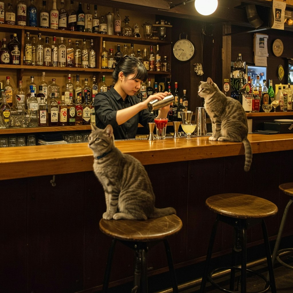 カクテルの練習