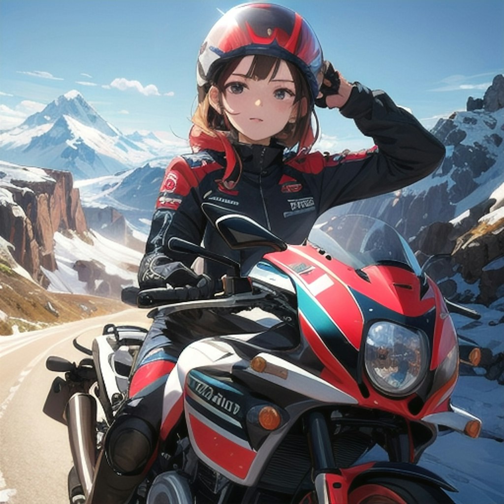 女バイクレーサー