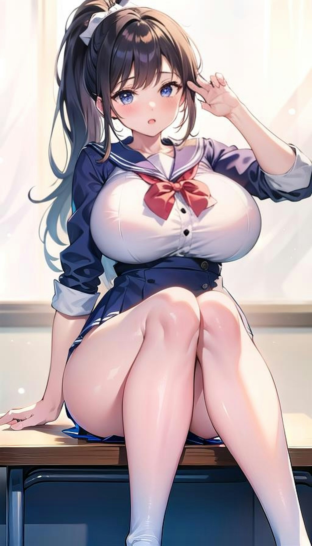 爆乳女子高生