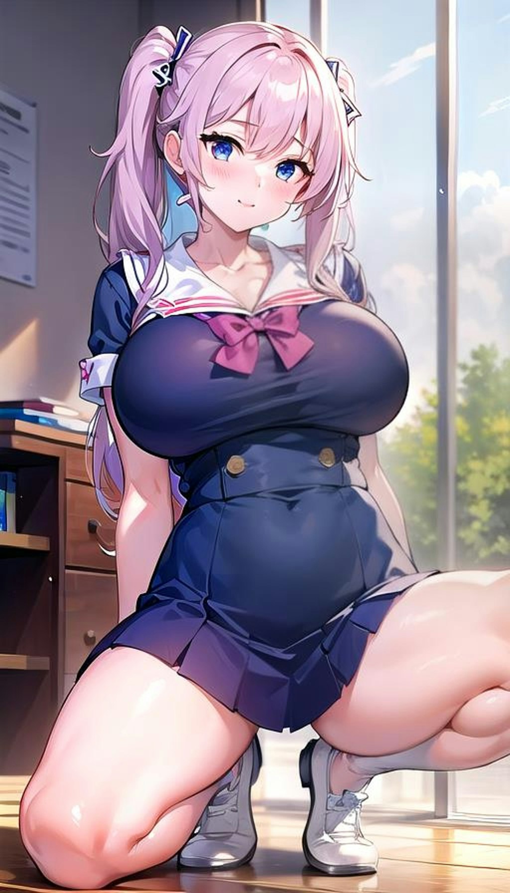 爆乳女子高生