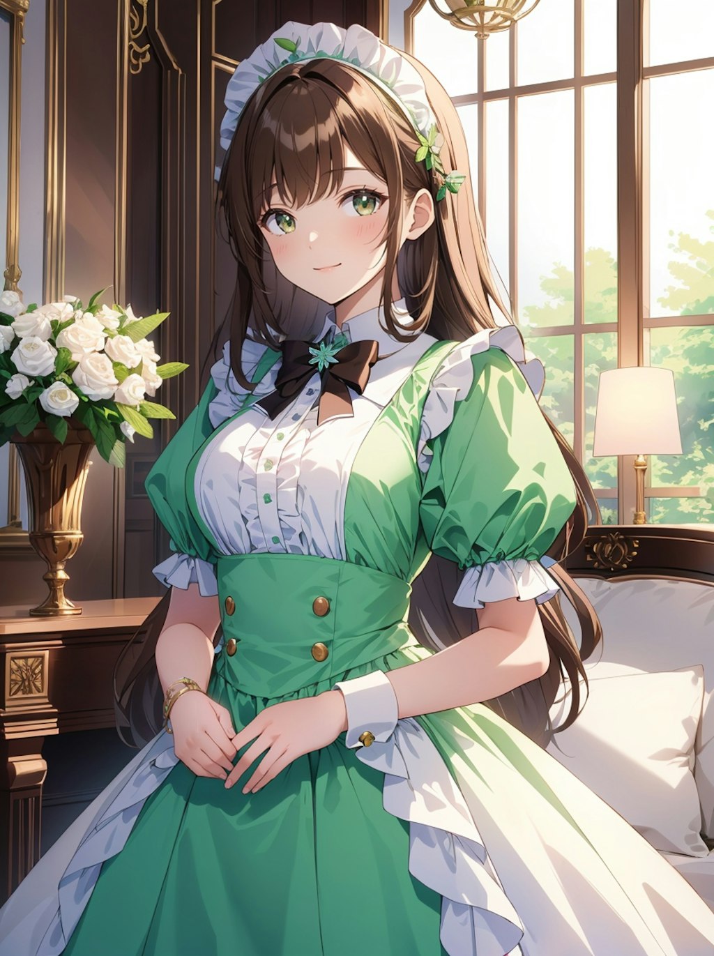 メイドさんとチョコ