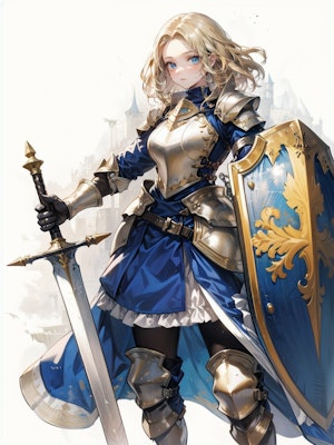 大盾の女騎士