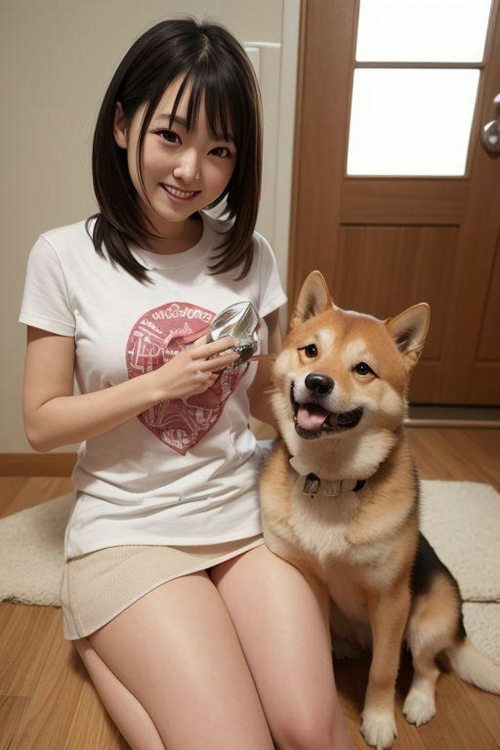 犬と奥さん