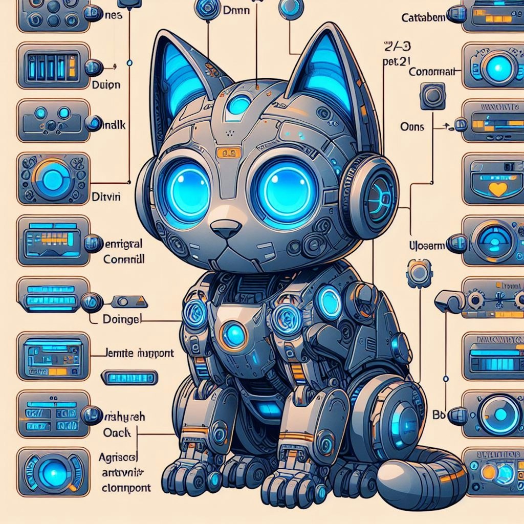 猫型ロボット　設定画