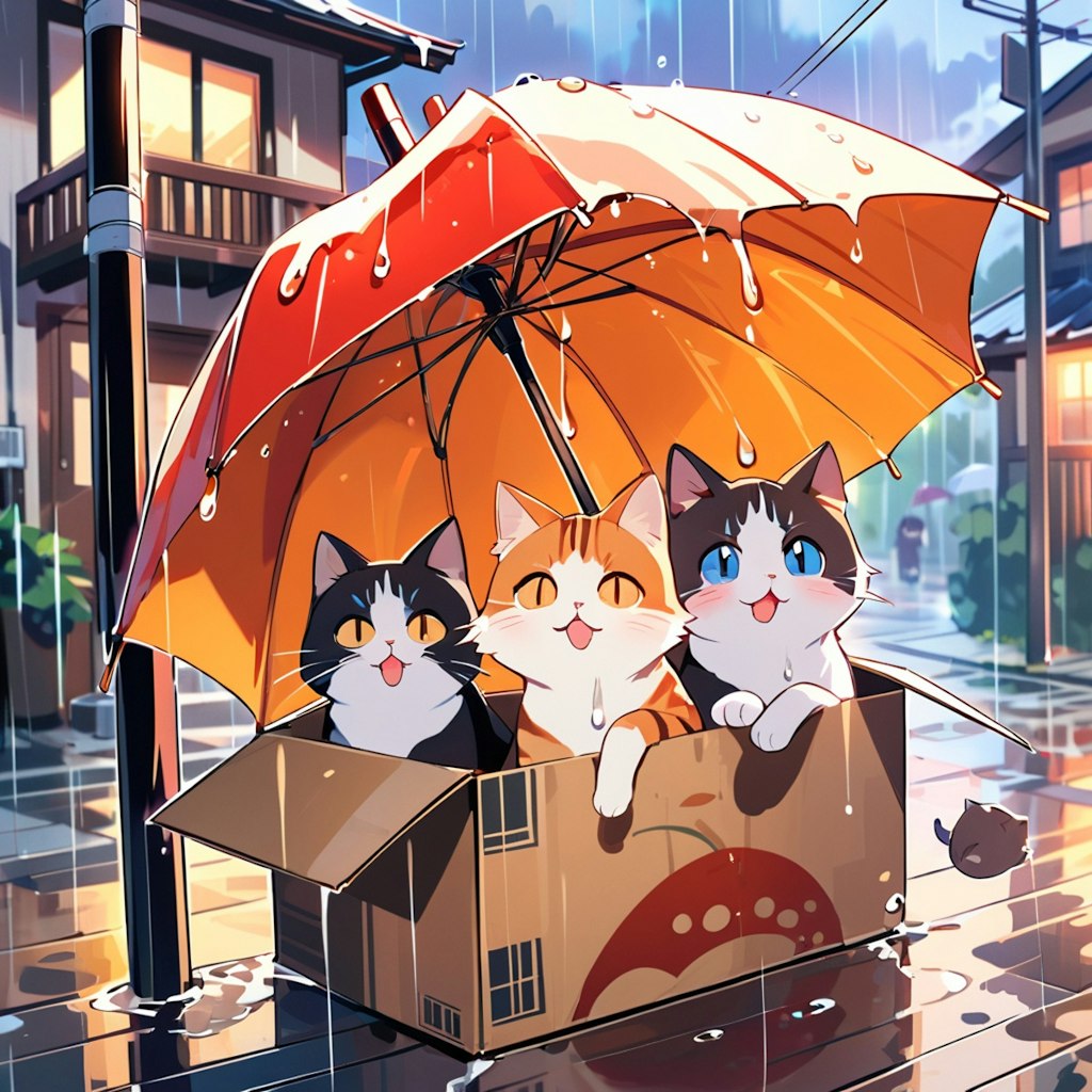 雨が降っても・・・